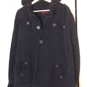 Vintage Tripp NYC Clothing Black Jacket Hoodie